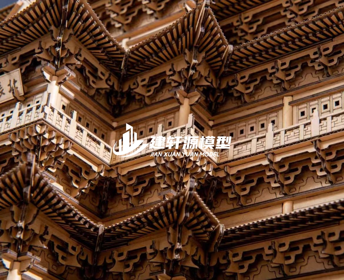 浙江古建木质模型