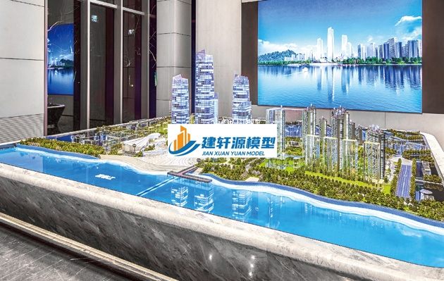 浙江富春-金茂星外滩模型